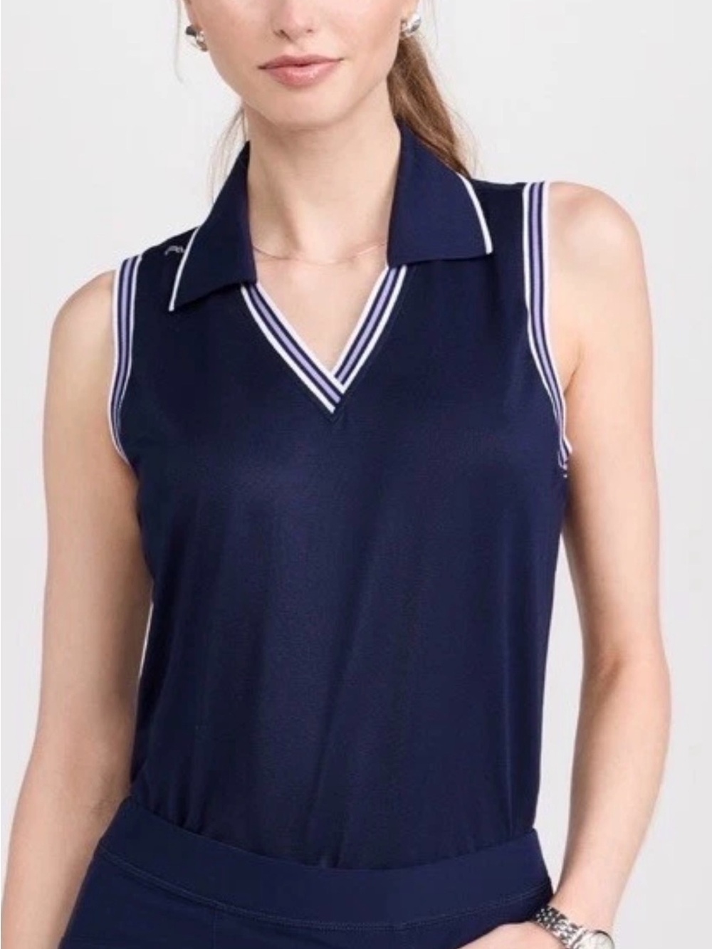 RLX Ralph Lauren Sleeveless Tour Pique Cricket Polo SIZE S NWT